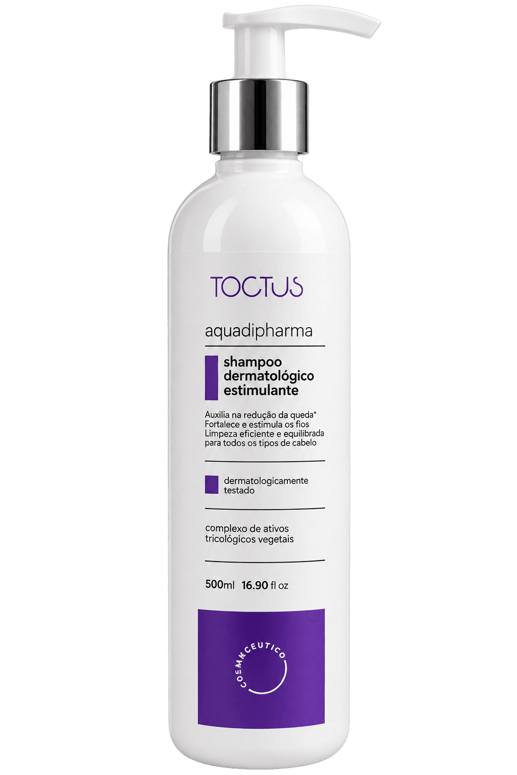 Shampoo Dermatológico Estimulante, linha Aquadipharma