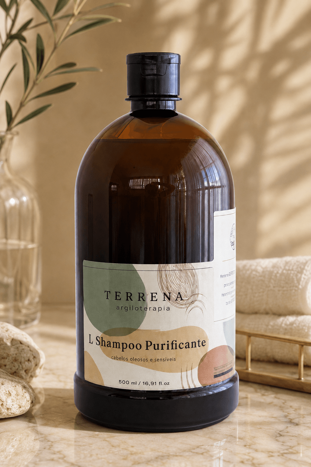 Shampoo Terrena, produto TOCTUS da linha Terrena